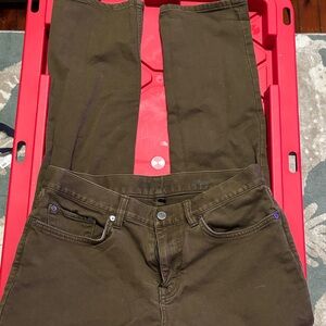 Banana Republic Brown Traveler Pants Slim Fit 31x30